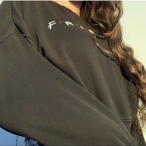 H&M Friends Crop Black Sweater
